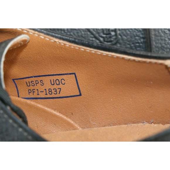 NOS Vintage 90s Red Wing Shoes Mens 10 D Leather Postman Oxford Shoes Black USA main image 9